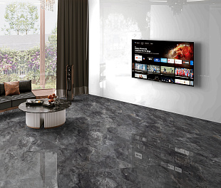 Керамогранит Desert Pecans Black 120x60 Черный Полированный