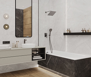 Керамогранит CeraLux Timplast Light gray 119,1x59,5 Светло-серый Матовый
