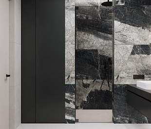 Керамогранит CeraLux Pudge Graphite 160x80 Графитовый Матовый
