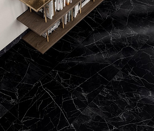 Керамогранит Elite clay Stunning Black 120x60 Черный Матовый