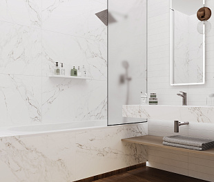 Керамогранит CeraLux Marcy Klein White Matte 119,1x59,5 Белый Матовый