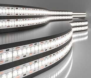Светодиодная лента Лента светодиодная 24V 24W 240Led 2835 IP20 дневной белый, 5м