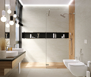 Керамогранит CeraLux Riva Creamy Lappated 120x60 Кремовый Лаппатированный