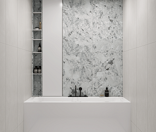 Керамогранит Ceramosa Tiles Superstar Grey Decor 120x60 Серый Глазурованный