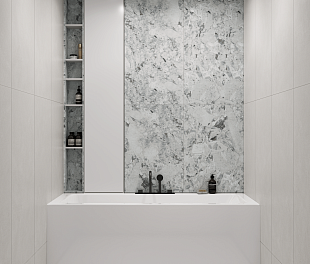Керамогранит Ceramosa Tiles Draft Light Grey 120x60 Светло-серый Матовый