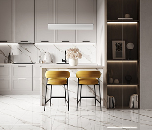 Керамогранит Cerdinia Pointed Marble White 80x80 Белый Матовый