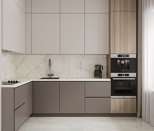 Керамогранит Edge ceramics King Beige Marble 120x60 Бежевый Матовый