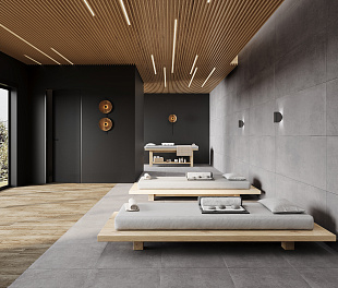 Керамогранит CeraLux Building material Grey 60x120 Темно-серый Матовый
