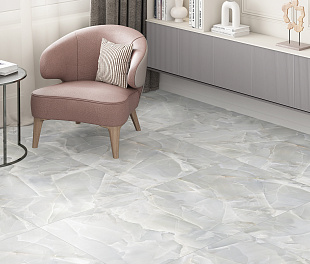 Керамогранит SOUL CERAMICS Ethereal Range White 57x57 Белый Лаппатированный