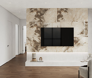 Керамогранит CeraLux Appearance Beige Polished 160x80 Бежевый Полированный