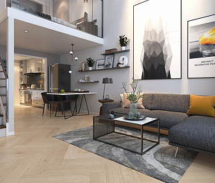 Ламинат Kango Laminate flooring Light beige 64,3x13,1 Светло-бежевый Матовый