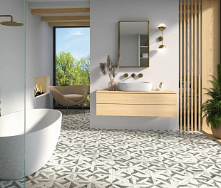Керамогранит Inventix Tiles Realon Grey 44,2x44,2 Серый Матовый