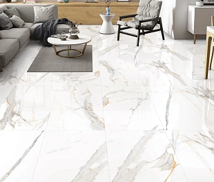 Керамогранит Ceramosa Tiles Galactic Range White marble 60x120 Белый Полированный