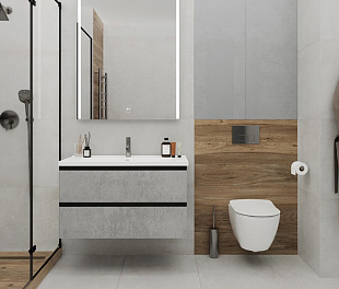 Керамогранит Cerdinia Lime Grey 80x80 Серый Матовый