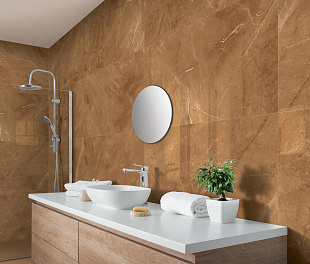 Керамогранит CeraLux Opulent Golden Aura 60x120 Коричневый Полированный