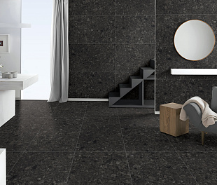 Керамогранит Desert Stampa Black 120x60 Черный Карвинг