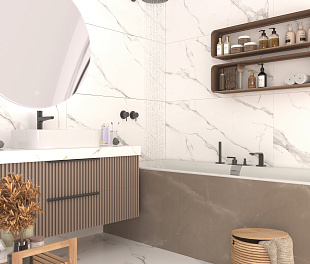 Керамогранит Edge ceramics Flexible White Satin 120x60 Белый Сатинированный