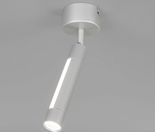 Настенный светодиодный светильник в стиле минимализм 20084/1 LED серебро