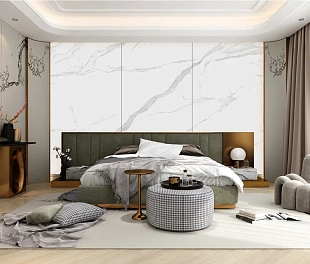 Керамогранит Ceramosa Tiles Horizon Range Marble white 120x240 Белый Матовый
