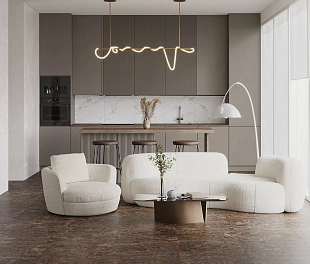 Керамогранит Lunar tiles Highglossy 60x120 Great brown Коричневый Полированный