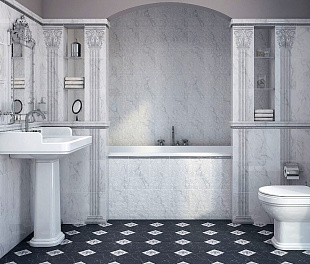 Керамогранит Eco-Friendly Products Marble graceful White 24x24 Белый Матовый