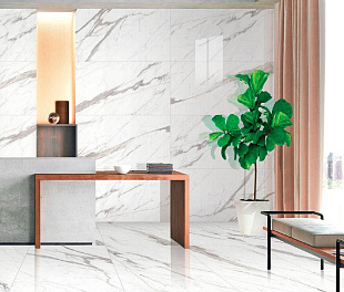 Керамогранит Lunar tiles Highglossy 80x160 White Белый Полированный
