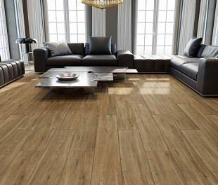 Керамогранит CeraLux Sahara 19.30x120.2 Коричневый Матовый