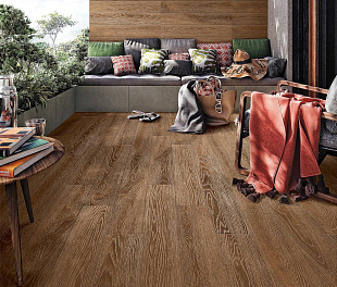 Керамогранит Sea expanse Freedom Brown Carving 120x20 Коричневый Карвинг