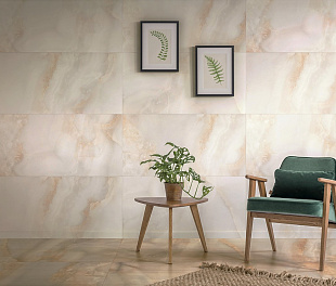 Керамогранит VisionCeramics Onyx Enigmatic Pearl 60x120 Бежевый Лаппатированный