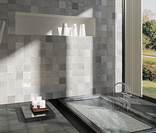 Керамогранит Foreign Lily Gray Monocolor 13,2x13,2 Серый Глянцевый