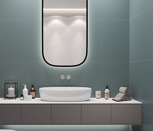 Керамогранит Old Little Solid color Turquoise Matte 120x60 Бирюзовый Матовый