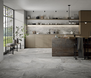 Керамогранит Ceramics production Deep Cliff White Stone 120x60 Белый Лаппатированный
