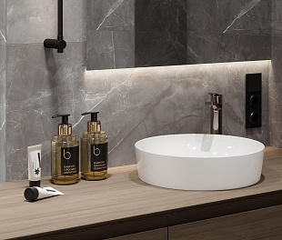 Керамогранит CeraLux Timplast Grey-beige 119,1x59,5 Серо-бежевый Матовый