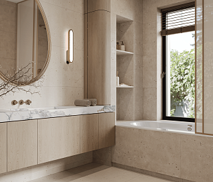 Керамогранит Edge ceramics Chroma Luxe Beige Matt 120x60 Бежевый Матовый