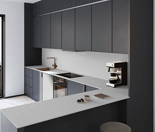 Керамогранит StarLab Solid color Gray Matte 320x80 Серый Матовый