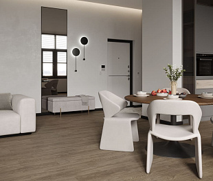 Керамогранит CeraLux Moana Grey-brown 119,7x19,7 Серо-коричневый Матовый