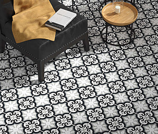 Керамогранит Glazeo Sterling Black 45х45 Черный Матовый