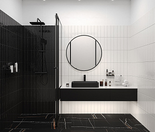 Керамогранит Old Little Ball Black Matte 120x60 Черный Матовый
