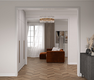Керамогранит CeraLux Poplar M Brown 120x60 Коричневый Матовый карвинг