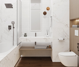 Керамогранит CeraLux Marcy Klein White 60x60 Белый Матовый