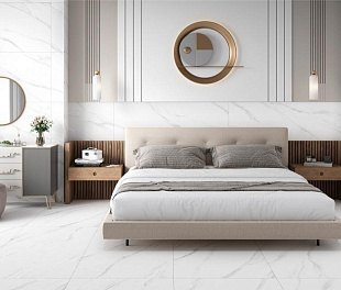 Керамическая плитка TerraCraft Cora White 120x60 Белый Матовый